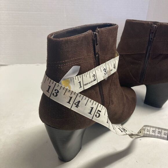 KIM ROGERS Brown Austin Booties Size 8.5 M - Picture 6 of 12
